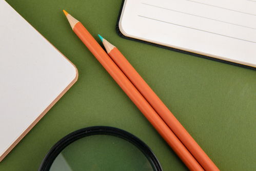 鉛筆辦公用品商務攝影圖 捕捉專業與創意的完美融合